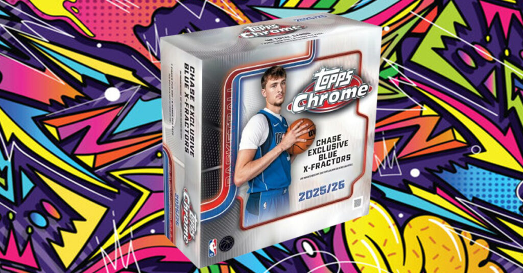 Product Breakdown of the 2025/26 Topps Chrome Basketball Mega Box